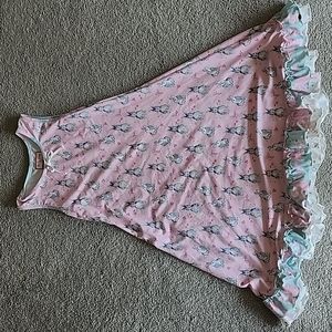 Size 8 cheeky plum bunny pj